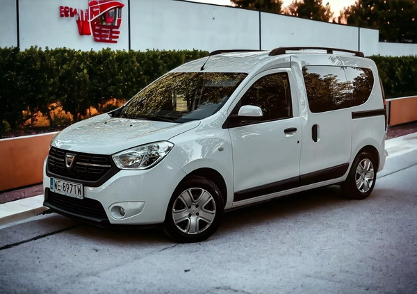 Dacia Dokker cena 36900 przebieg: 157900, rok produkcji 2018 z Łódź małe 407